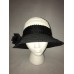 Nine West 's Packable Two Tone Bucket Hat White Black Flower One Size New  eb-68749827